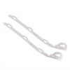 2 Piezas Placa Metálica de Reparación de Parachoques Delantero Hebilla Soporte para IS250 300 2006-2013 Piezas de Fijación Robustas Reemplazo Fuerte para Reparación de Colisión de Vehículos