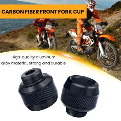 Universal Motorcycle Frame Slider Aluminum Alloy Front Fork Cup Falling Crush Protector Motorbike Scooter Anti-fall Cup