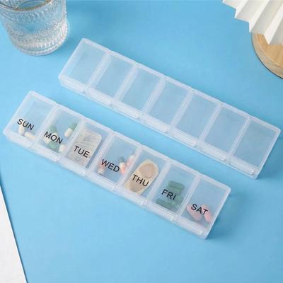 New Hot 7 Day 7 Grids Weekly Premuim Tablet Large Pill Organizer Portable Box Travel Pill Case for Medicine Vitamins & Fish Oils