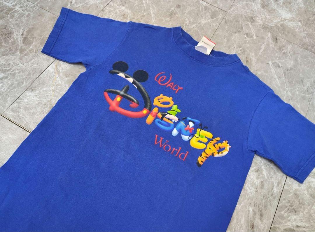 

[USED] Made in USA Mickey Mouse 90s Disney Large Logo Print Vintage T-Shirt