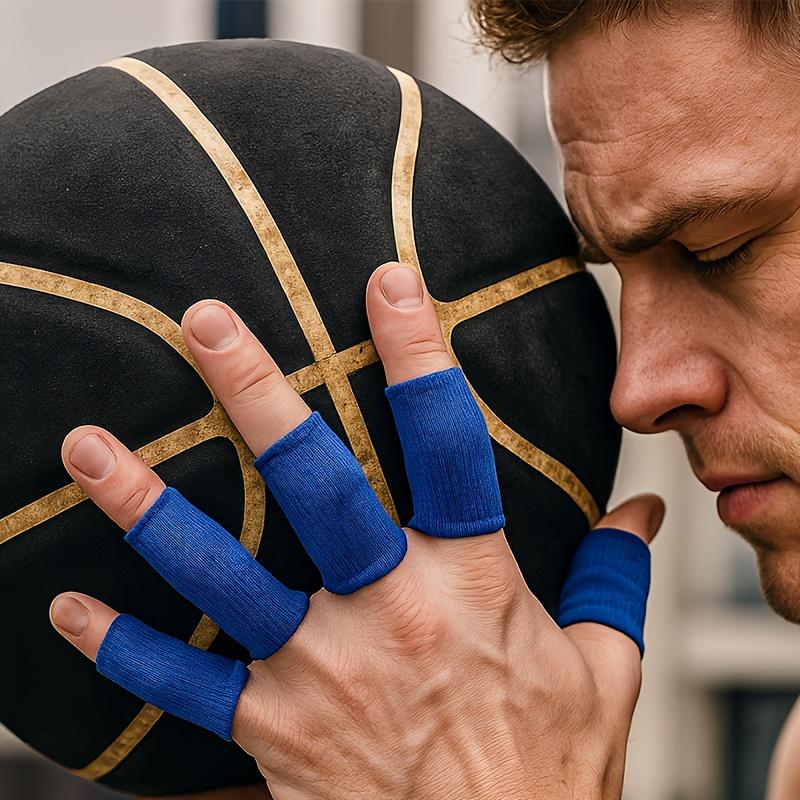 10 Maniche per Dita, Maniche a Compressione per Dita, Alta Elasticità e Traspiranti, Morbide e Comode, Pallacanestro, Festa dello Sport