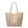 2026 New Genuine Leather Women's Bag Business Tote Bag Summer Handbag Cowhide Bag Commuter Shoulder Bag Women's Large Capacity