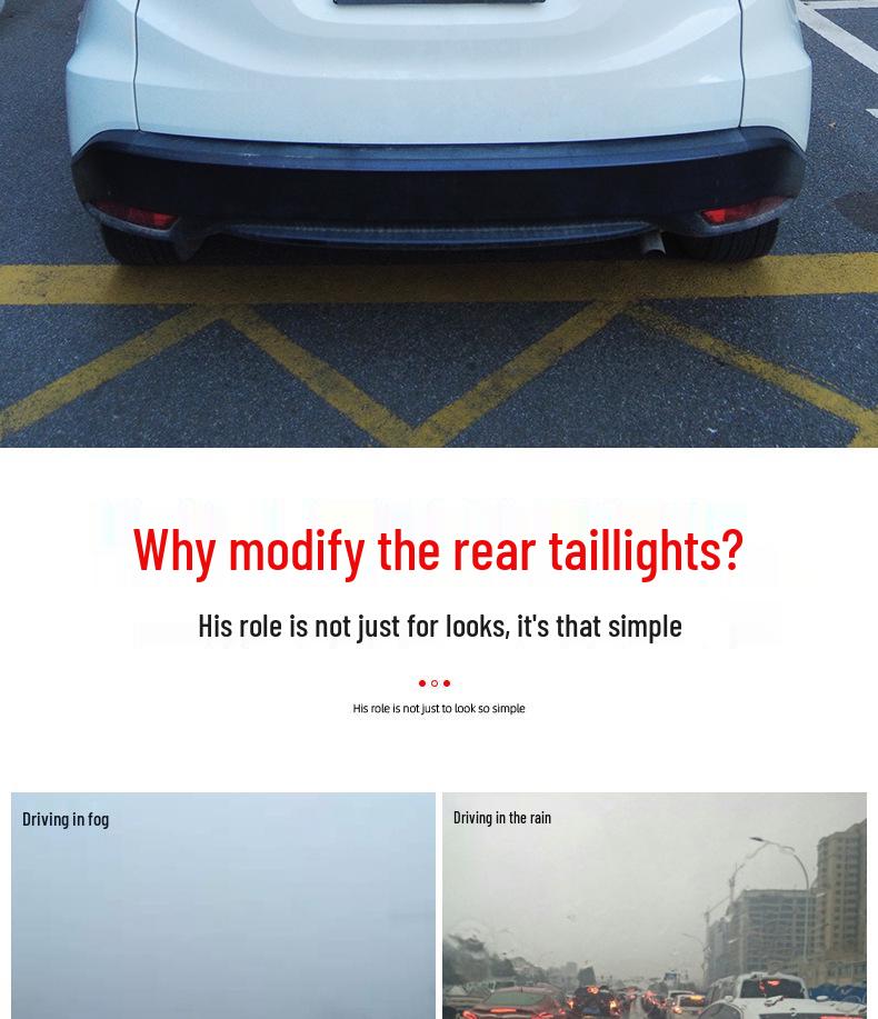 LED Tail Light Assembly with Flowing Turn Signal for 15-22 Honda Vezel - Reversing & Daytime Running Lights