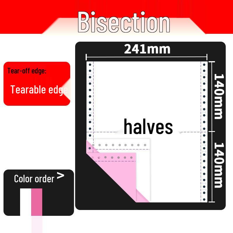 Triplicate Dot Matrix Printer Paper: 2-part, 4-part, and 5-part Delivery Notes