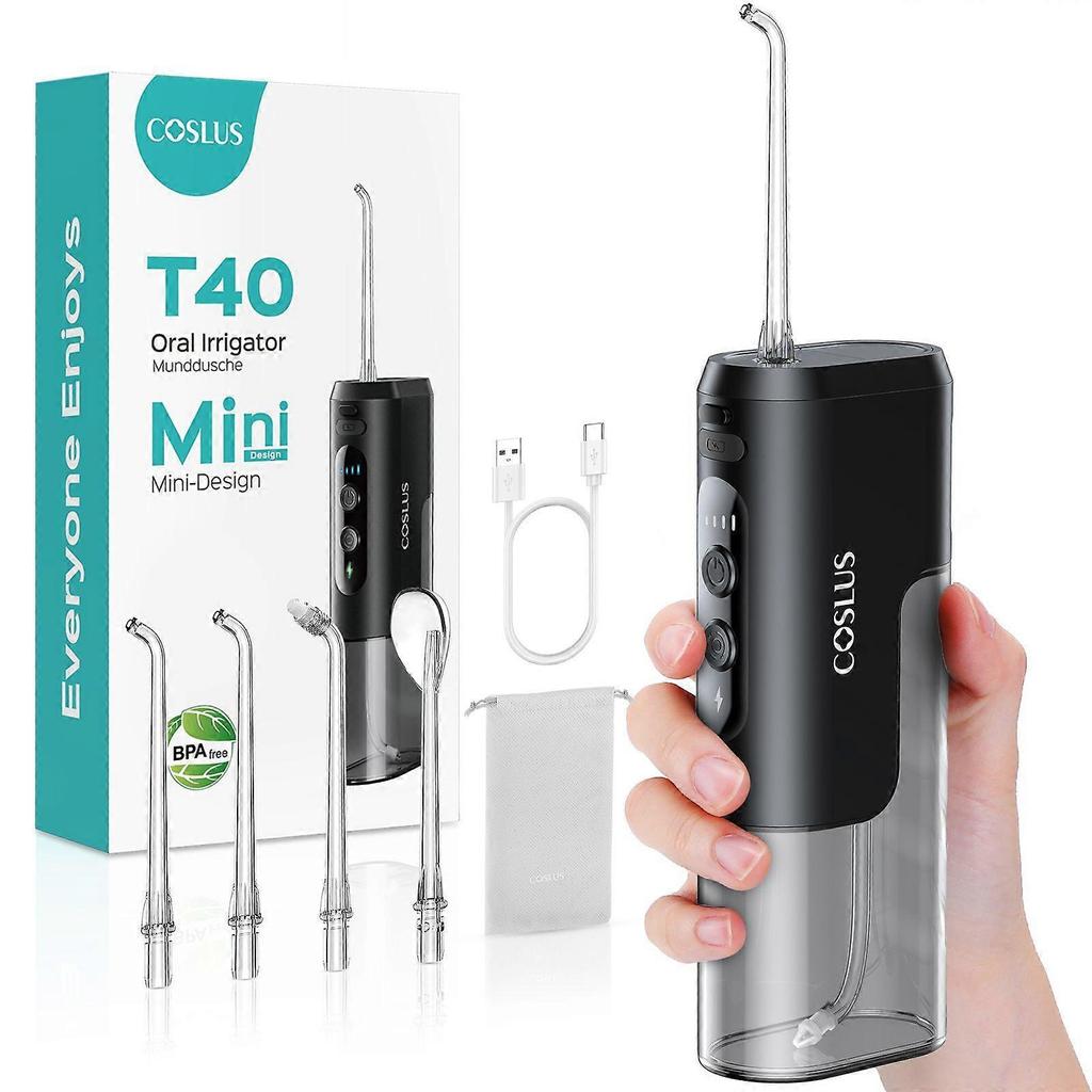 COSLUS Mini Irrigateur Buccal Portable Électrique Sans Fil Pour le Voyage et la Maison Soin Buccal