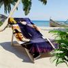 KOMI 2D Flat Print Beach Towel, Large Soft Quick Dry Towel for Beach Camping SwimmingDSTJ0925125