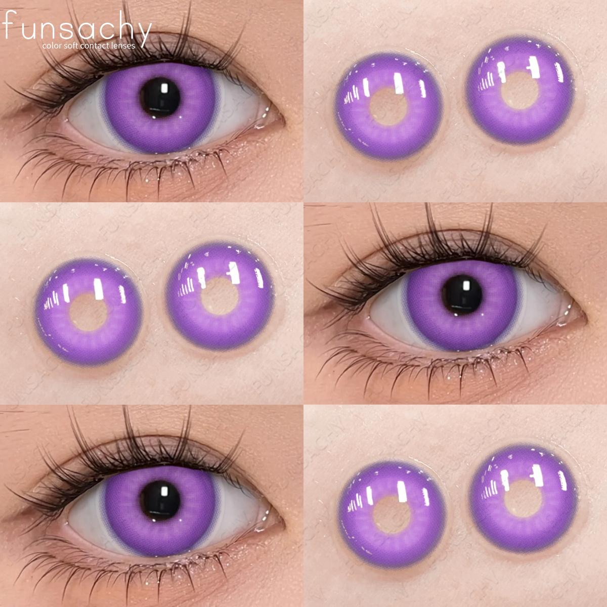 

FUNSACHY Косплей Цветные контактные линзы для глаз Цветные контактные линзы для глаз Хэллоуин Аниме Косплей Линзы Красота Ученик Ежегодный Len