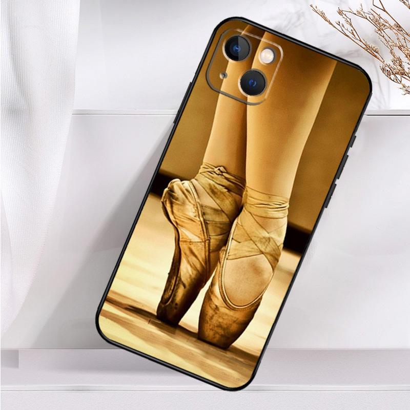 Ballet Ballerina Shoes Pointes Shockproof Case For iPhone 17 16 15 14 11 Pro Max Plus 12 13 Mini 16e 17 Air Phone Cover
