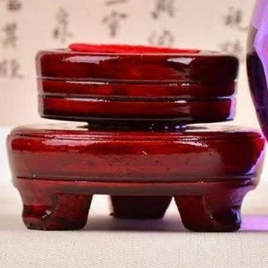 Feng Shui Purple Crystal Ball for Fortune and Harmony – Ideal for Office or Entrance Décor