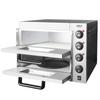 Dual-Layer Electric Oven with Independent Temperature Control for Roasting, Baking, and Cooking Sweet Potatoes, Pizza, Bread, Cake, and Chicken.