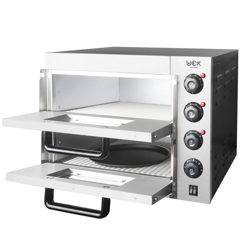 Dual-Layer Electric Oven with Independent Temperature Control for Roasting, Baking, and Cooking Sweet Potatoes, Pizza, Bread, Cake, and Chicken.