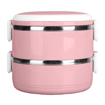 Termo obědový box Bento box Přenosný izolovaný obědový kontejner Stohovatelný Nepropustný Nádoba na jídlo z nerezové oceli Pro venkovní použití