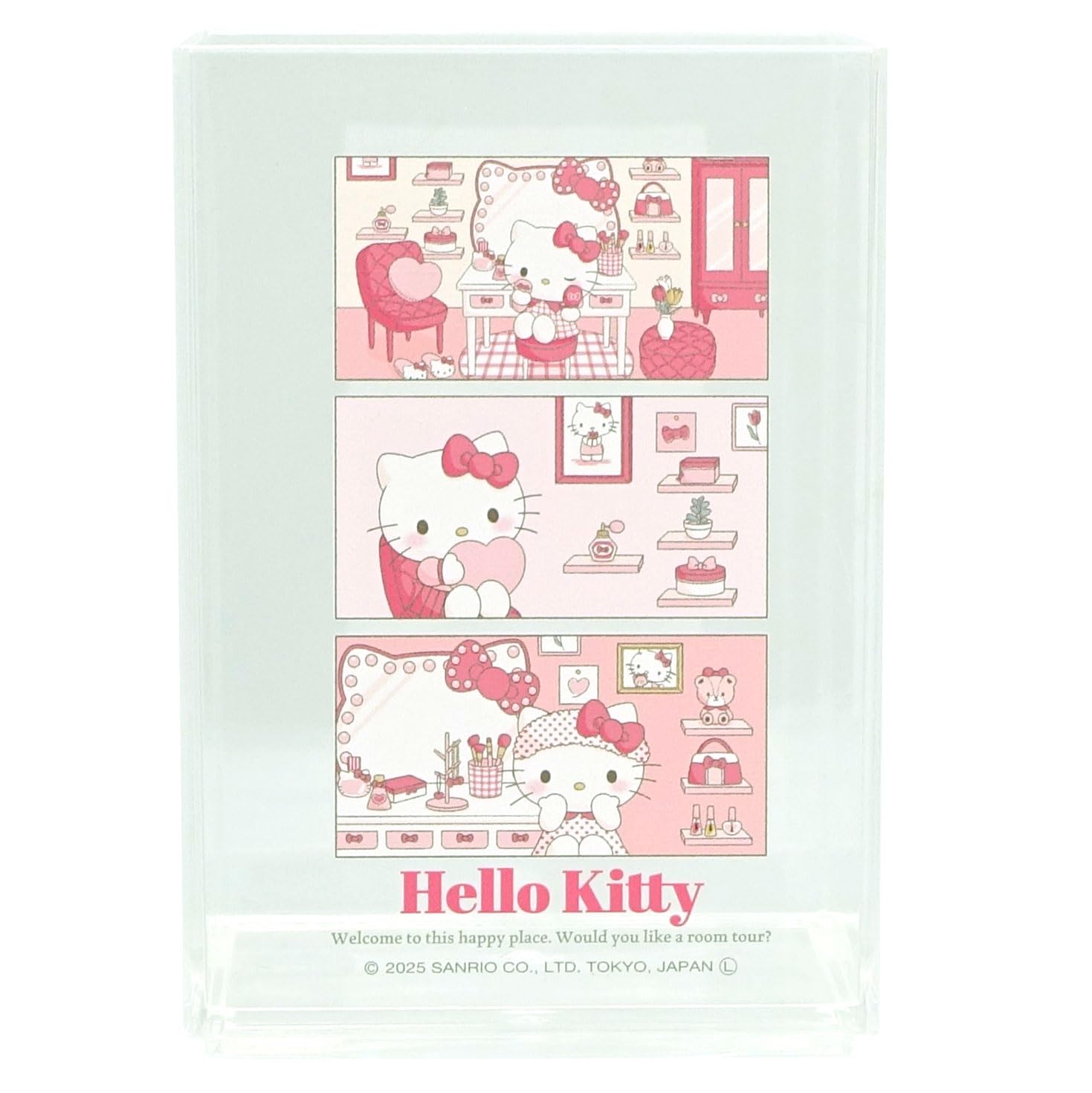 Sanrio Characters Hello Kitty Clear Pen Stand 8203 466
