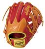 Rawlings HYPER TECH COLOR SYNC GR5FHTCN55W Baseball Throw Glove, Soft, All-Around, Scarlet/Orange, 11.75 Inches, Left-Handed
