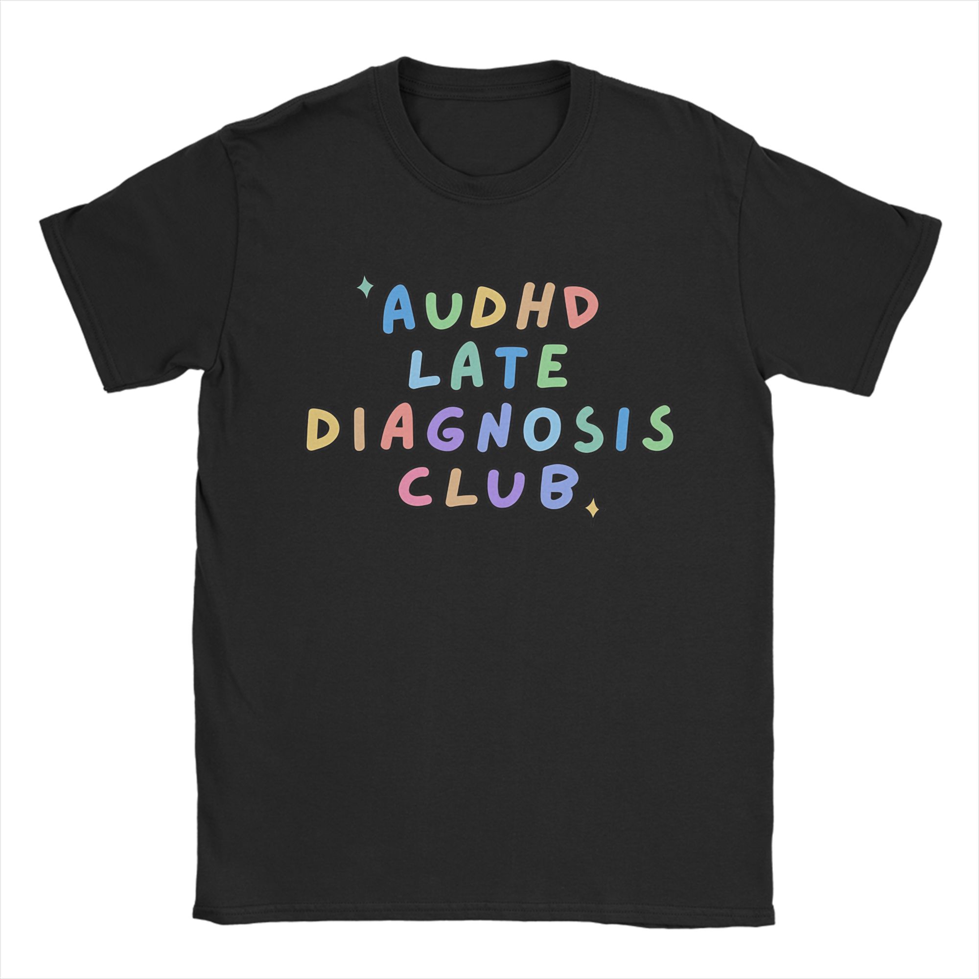 Talk AuDHD To Me Cotton T Shirt For Men Beach Vintage TShirts Comfortable Harajuku Tee Shirt Oversized Print Tops S