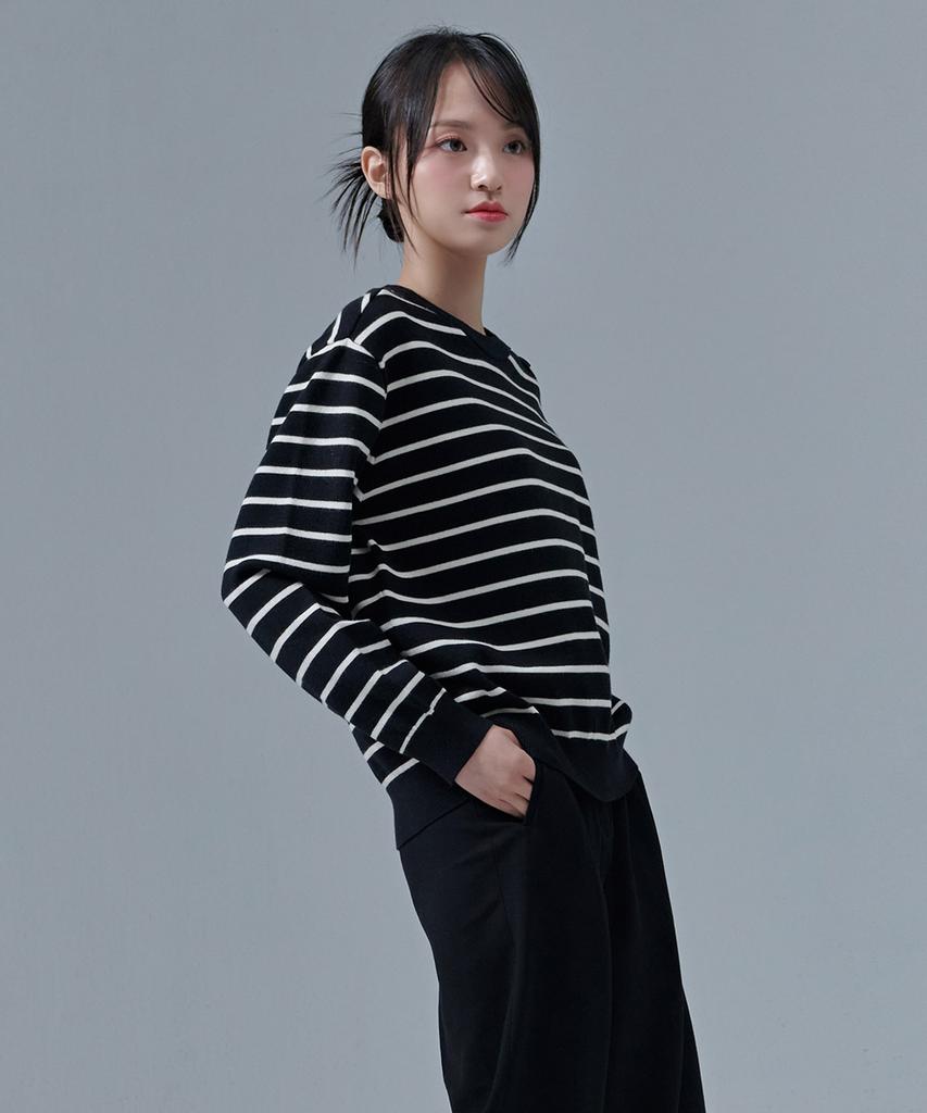 CHASECULT Women'S Button-Detail Striped Sweater-Cfrg5271D03