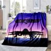 Top Gun Theme Printed Blanket - Perfect for Couch, Bed, Travel & Outdoor Use | Machine Washable, Cozy & Durable.