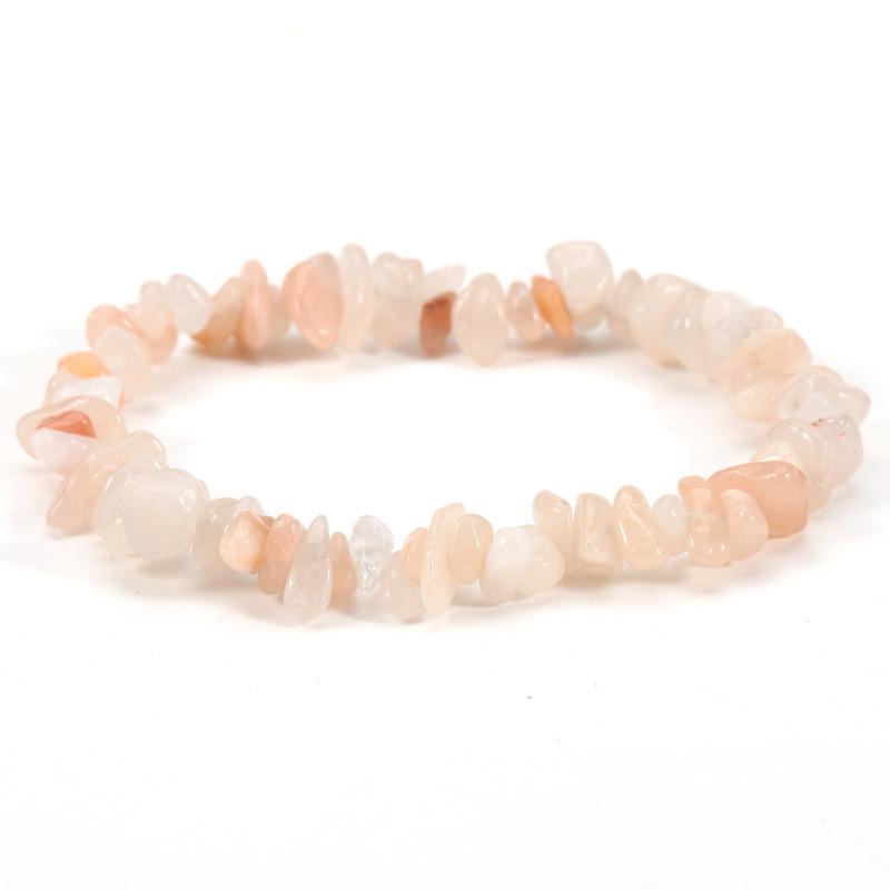 Amethyst & Amazonit Splitstein Elastisches Armband