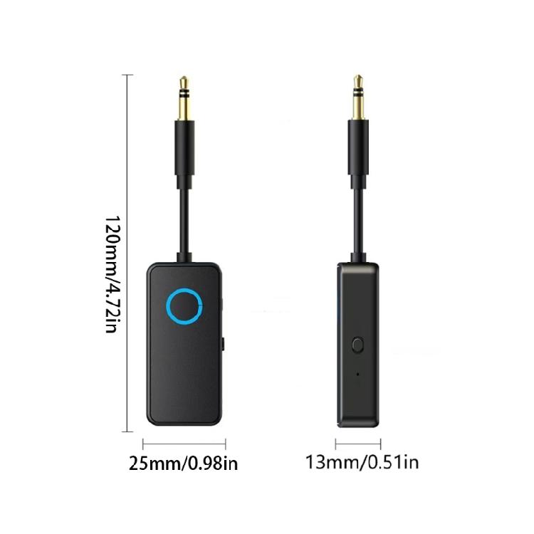 2 in 1 Bluetooth-compatible Transmitters Receiver for Wireds Speakers Car Sound Systems Auxes Connection Long Battery Lifes