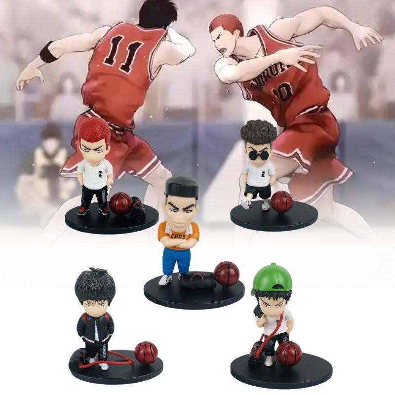 The 5pcs First Slam Dunk Role Pvc Toy Model Desktop Decoration Gift Christmas
