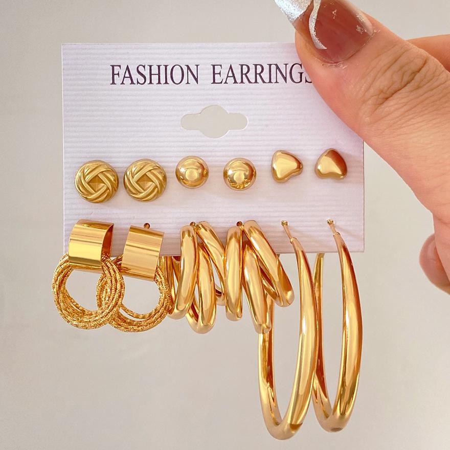 Pearl Stud Earring Set