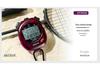 ULTRAK DT495E Electronic Stopwatch, 100-Lap, 3-Row Display, Portable Timer for Track and Field Training