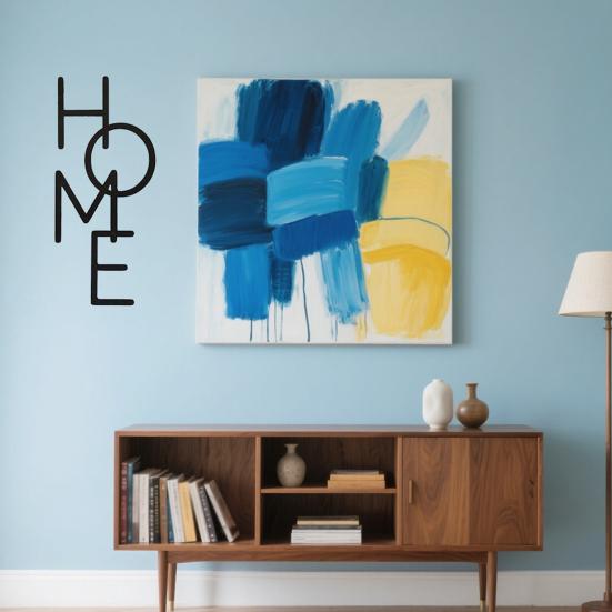 Dřevěná nástěnná dekorace HOME Farmhouse Rustic Duté písmeno Nástěnné umění Domov Ložnice Obývací pokoj Kuchyně Nástěnné dekorativní znamení