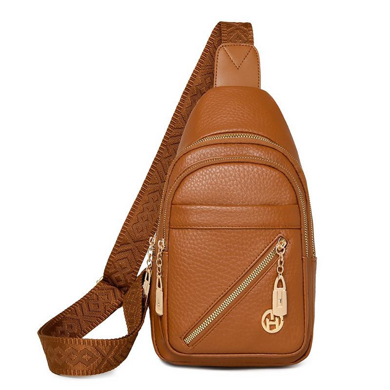 

Нагрудная сумка PU сумка через плечо ретро женская сумка через плечо оранжевый