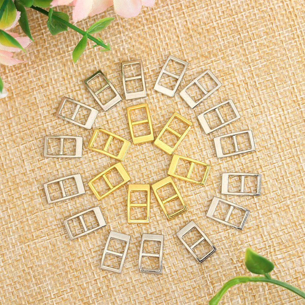 Newest Stuffed Toys 4 Colors Tri-glide Buckle Doll Bags Accessories Diy Dolls Buckles Belt Buttons