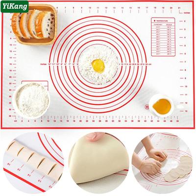 Kitchen Silicone Baking Sheet Rolling Dough Pad Pastry Cakes Baking Bakeware Lining Pad Mats