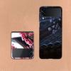Snowy Peach Blossom Tree in Front of the House Phone Case For Samsung Z Flip 6 7 5G Galaxy Z Flip 5 4 3 5G Cases Shockproof Hard