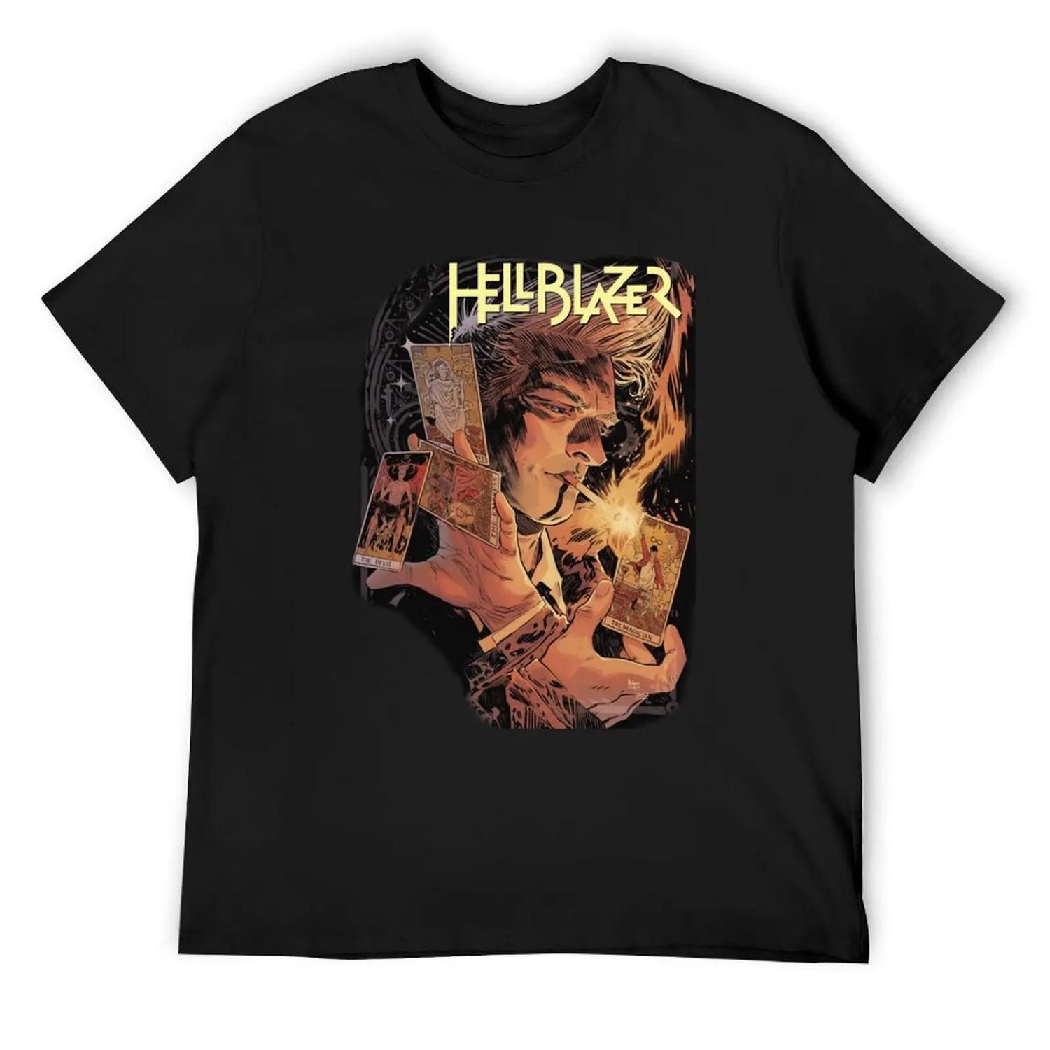 Hellblazer For Fans T-Shirt customs T-shirts oversize Louboutins anime Men s t shirts S