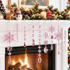 2026 Snowflake Icicle Pendant Set: Transparent Acrylic Christmas Ornaments