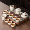 2025 New Ru Kiln Kung Fu Tea Set Home Office Tea Room Special Ceramic Teapot Tea Cup Tea Tray