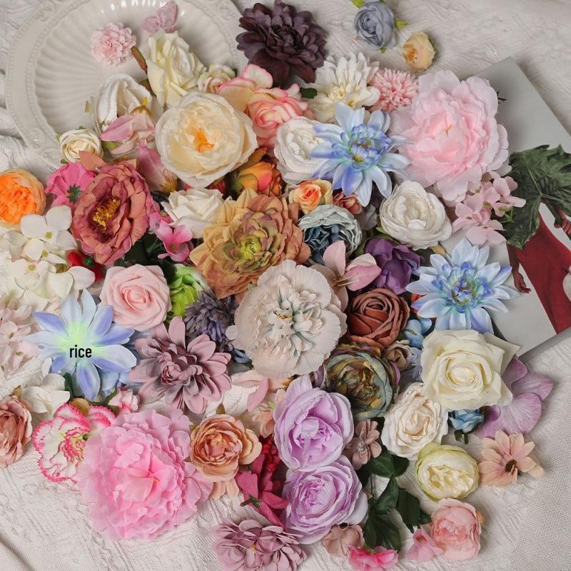 DIY Mixed Flower Pack for Hairpin, Crown, Umbrella, Wedding Decor & More