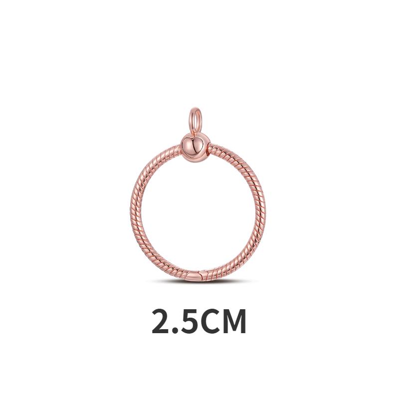 Silver Color O Pendant Moments Pave O Pendant Dangle Charms Fit Original Cable Chain Necklace Fashion Women Jewelry Making Gift