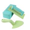 Set de 3 scule de tăiat cărămizi de plajă, culori aleatorii