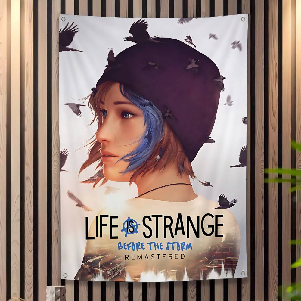 Popular Life Is SStrange Game Cartoon Flag Wall Hanging Banner Decoration Household Home Decor