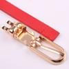 Girls Sweater Candy Color Dress Strap Thin Skinny Waistband Faux Leather Belts Adjustable Belt