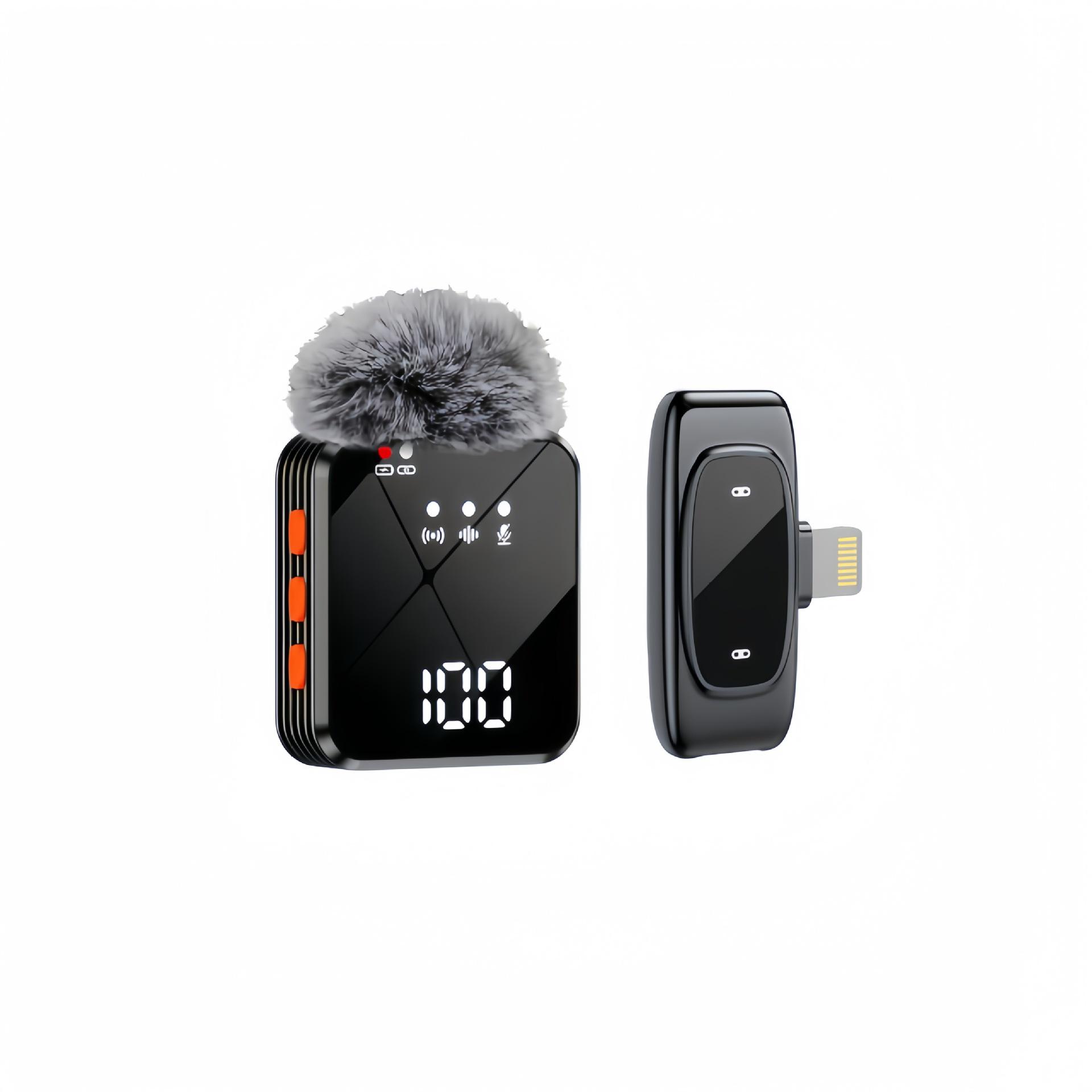 

Wireless Lavalier Microphone A11A12A13 with Noise Reduction and Battery for Outdoor Live Audio Recording