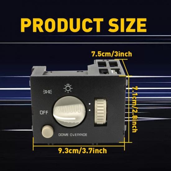 Headlight Parking Light Switch For Chevy K1500 C1500 GMC 15013005 15047633 EOA