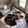 Ronaldo's Number Seven Jersey Floor Rug Office Rug Perfect for Study room Outdoor Game Room Hallway Anti-slip Rug Anime Office Decor