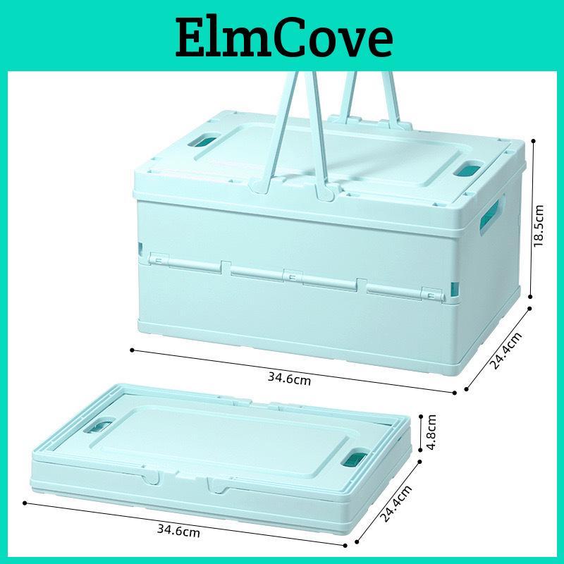 Modern Pp Collapsible Kitchen Storage Basket With Lid For Snack Organization And Home Use
