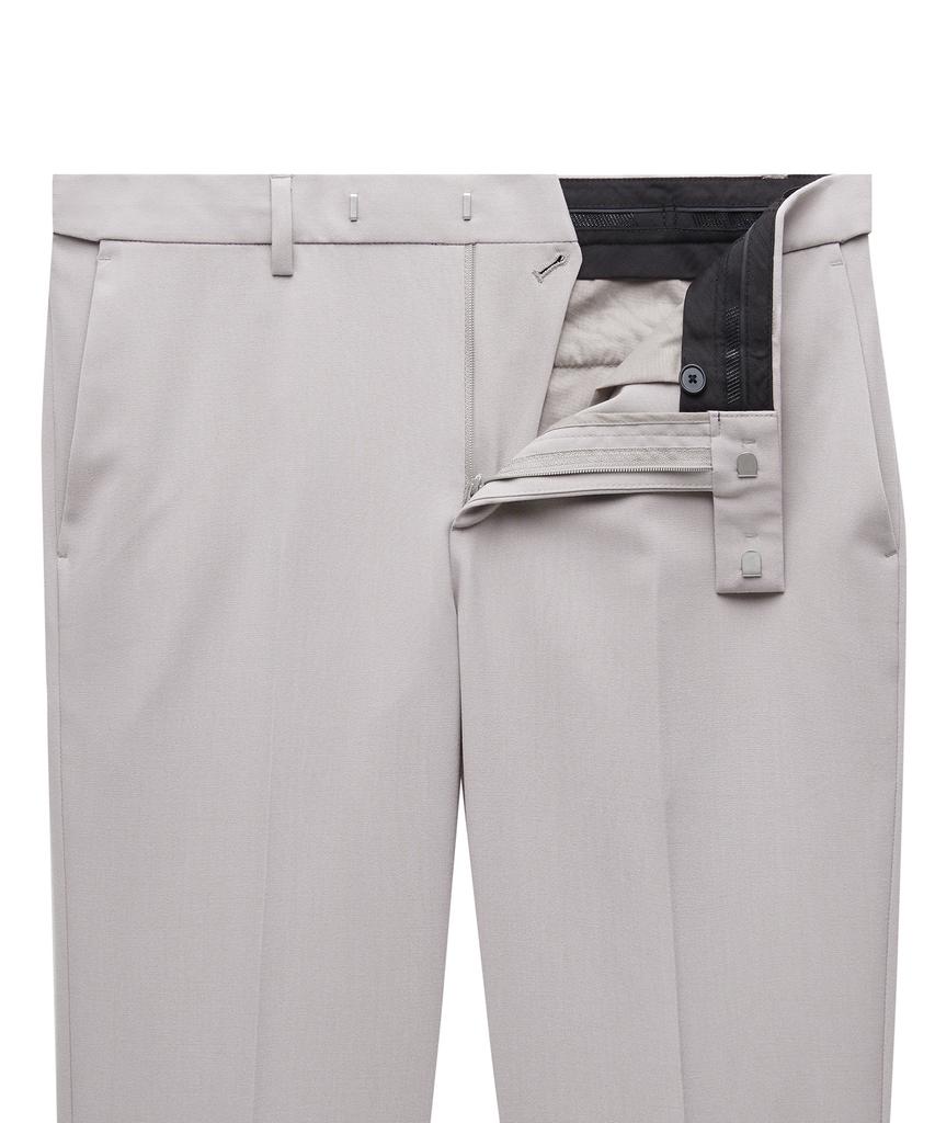 MUSINSA STANDARD Lightweight Tapered Turn-Up Hidden Banding Crop Slacks [Light Beige]