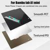 3D Printer Build Plate 184x184mm Smooth & Textured PEI Flexible for Bambu Lab A1 Mini Cold Plate Removable  A1 Mini Accessories