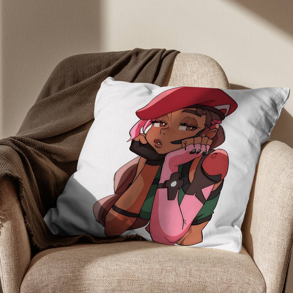 Game Jetpack Cat Overwatch Sierra Sombra Cushion Cover Suitable For Sofa Car Bedroom Office Cushions Decorative Pillow Case