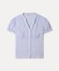 MIXXO V-Neck Frill Shirt_Miwyag609G