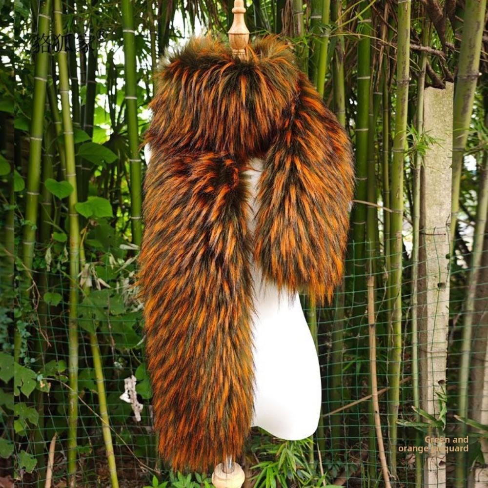 Winter Kunstfellschal Fuchs Verdickter Nerzschal Schal Schal Ausländischer Stil Warm Langer Fellkragen Schal
