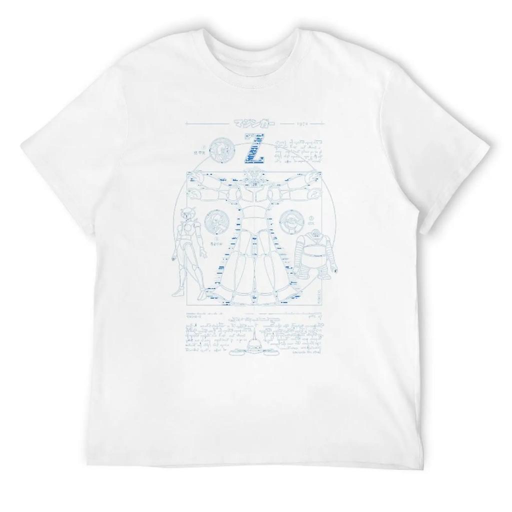 241 Mazinger Z Blueprint For Sale Tees Cute T-shirt Crewneck Campaign  Funny Novelty Travel USA Size