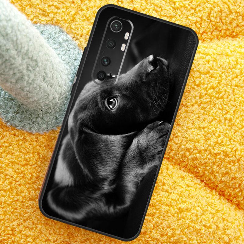 Schwarzer Labrador Retriever Tier Hund Hülle Für Xiaomi 15 Ultra 14 13T 14T 15T 17 Pro Max Hülle Für POCO X7 Pro X5 X6 F5 F6 F7 F8